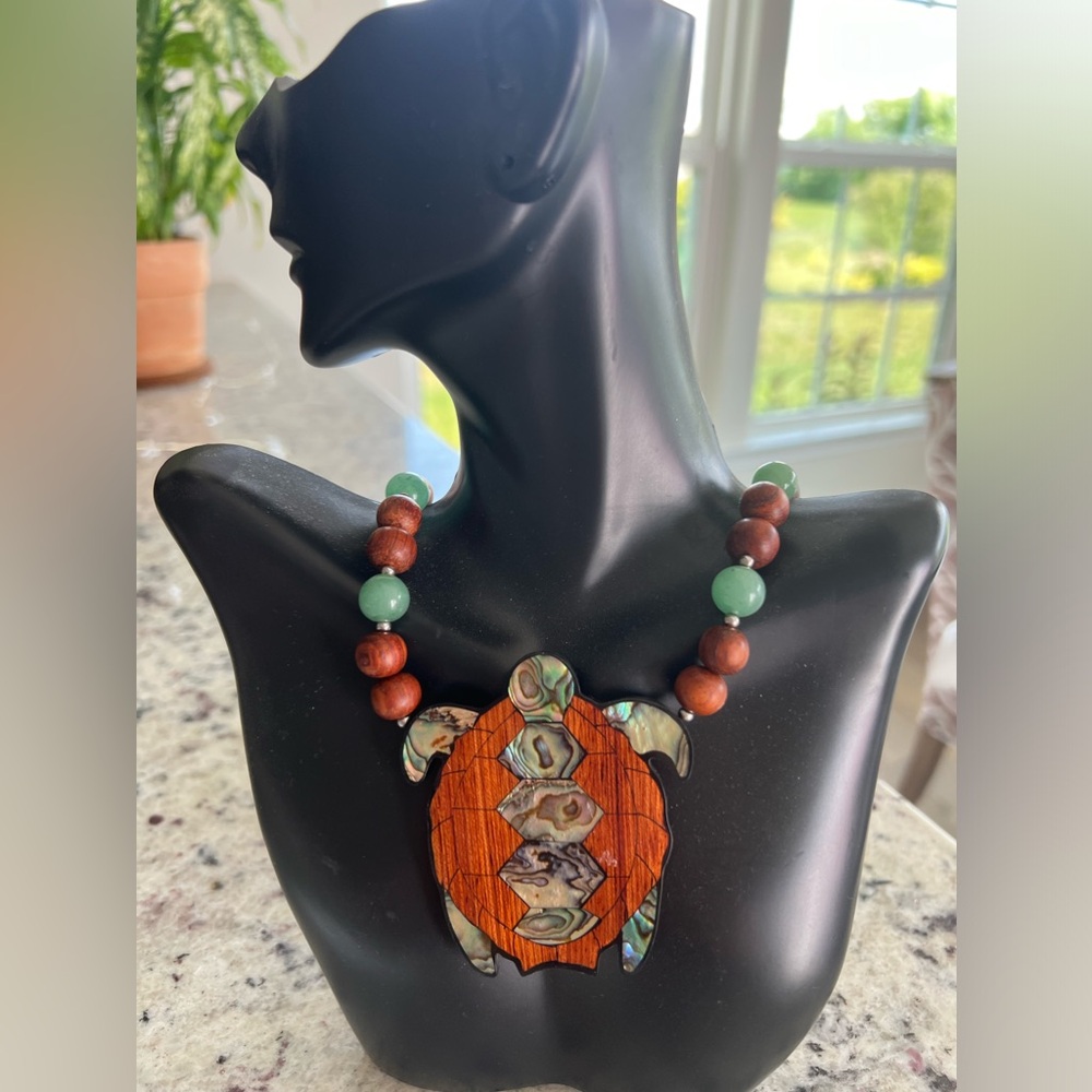 Lee Sands Honu Sea turtle necklace